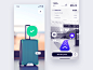 Improved airport experience through AR (part 3) navigation measure camera inovative passenger airline airport augmented reality augmented vr ar luggage baggage design mobile concept app ux ui