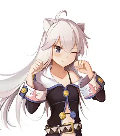从零开始的魔法书 零 同人图 插画 壁纸 | 猫耳零 | 半次元-第一中文COS绘画小说社区
