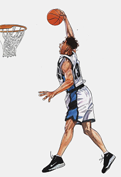 赵闯JrMn采集到插画Basketball