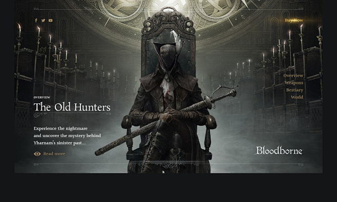 Bloodborne - website...