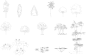 上野公园专属线稿风