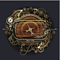 Steampunk Futuristic Clock