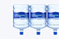 blue clean identity Label Minimalism modern Packaging typography   water waves