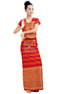 【彩衣朵朵】短袖傣族服装 云南少数民族泼水节服饰 女装1044-tmall.com天猫