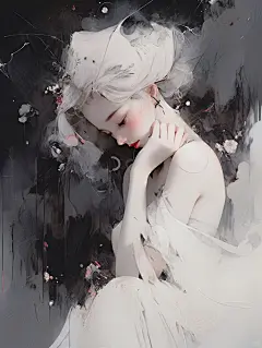 处女座 ♍ || 水墨风的十二星座 壁纸|头像