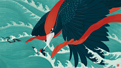 彬泽采集到《中国神怪》系列插画