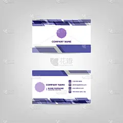 名片抽象设计模板