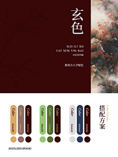 懈言采集到色卡