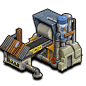 Concrete Plant : "Through the miracle of modern technology, this mill allows you to turn Stone into Blocks." — In-game Description The Concrete Plant allows you to process Stone into Concrete, at an exchange rate of  2 for  1. Concrete is necess