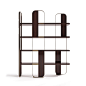 Freestanding steel and wood bookcase GISELLE by Capital Collection