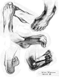 Feet Art Tutorials ✤ || CHARACTER DESIGN REFERENCES | Find more at https://www.facebook.com/CharacterDesignReferences if you're looking for: #line #art #character #design #model #sheet #illustration #expressions #best #concept #animation #drawing #archive