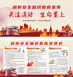 消防安全知识教育宣传栏