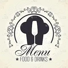 菜单餐厅封面图标