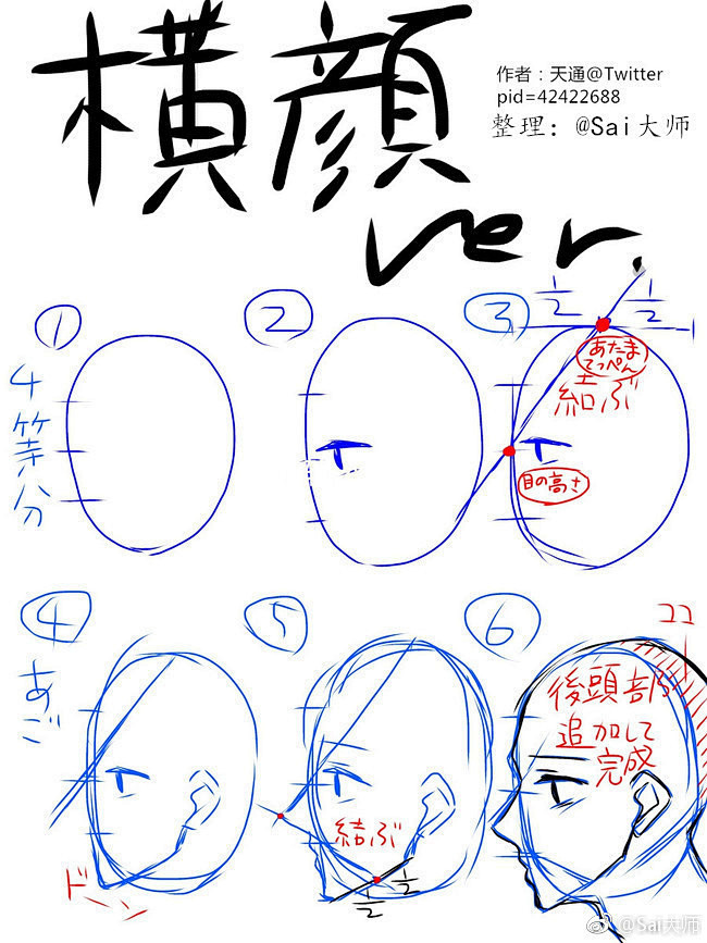男、女性鼻子画法教程分享，合理调节眼间距...