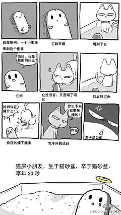 一个萌点笑点很怪的小漫画。「图via 大象ROV」
