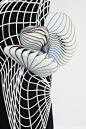 ID:1103106大图-被扭曲的数字图3D印刷元素服装-以色列时装设计师Noa Raviv作品