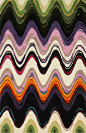 彩色抽象波纹地毯贴图