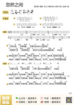 杨小冬采集到ukulele谱