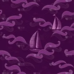 钓鱼图案平色设计