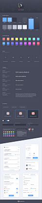 Shift ui style guide   full preview#色彩# #搭配#