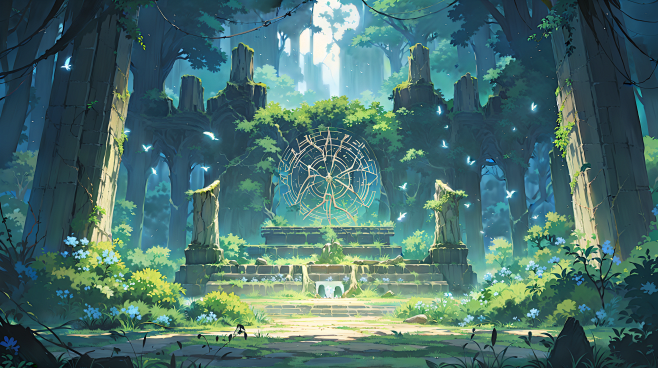 AI场景绘画-游戏场景-神庙-遗迹-1170021