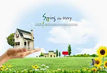 我爱我家环保海报PSD分层素材 #采集大赛#