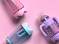 Care bottle on Behance