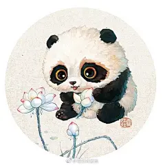 微雨过，小荷翻，是夏天了   
@雪娃娃童画 ​ ​​​​
