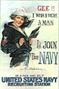 一次世界大战期间，女性首次被征募进入海军和海军陆战队“茉莉女孩”