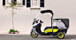 rapide 3 electric cargo scooter fast charges to 80% in just 15 minutes :  