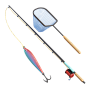 Fishing 3D Illustration