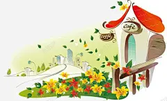 精美景观手绘插画 免费下载 页面网页 平面电商 创意素材