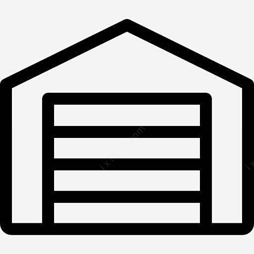存储图标png免抠素材_新图网 https://ixintu.com 建筑 楼 车库 仓储 门 仓库