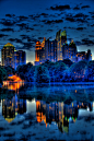 lifeisverybeautiful:

Atlanta’s Midtown at the Blue Hour, HDR portrait by David Scruggs

