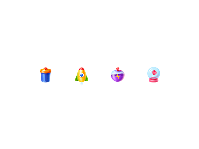 Tiny Colorful Icon 垃...