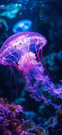高清手机壁纸-水母 (7)