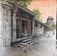 我画的胡同 唤起你的童年记忆_看图_手绘吧_百度贴吧