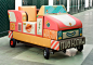 Brosmind WAGON : Brosmind WAGON is a hilarious car covered with beanbags and powered by pedals created for the collective exhibition ON! Handcrafted Digital Playgroundswhich is taking place at the Contemporary Arts Center of Cincinnati, Ohio. All the visi