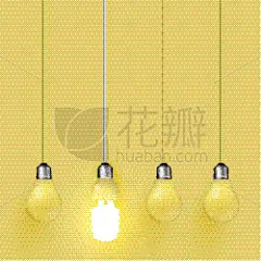 电灯泡,古典式,明亮,轮廓,白色,黑色,概念,效率,灵感,节能