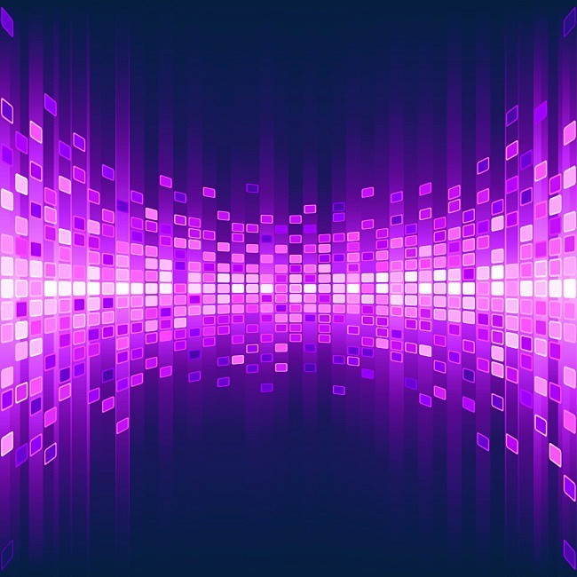 高清紫色粒子光效背景图片png
