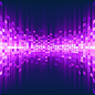 高清紫色粒子光效背景图片png