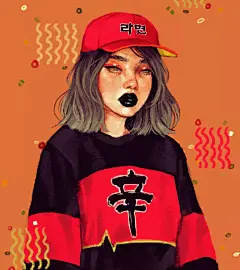 27张美女的欧美风妆容插画，每张都能拿来当头像！_姐姐 : 插画是一门相当特别的艺术，可以简单纯粹表现美感，也可以夹杂日常展现思想，让观赏者依据自身的生活体验，自行解读创作者所要传达的讯息。 超级喜欢这个小姐姐的口红色号，玫瑰粉紫立刻温柔了 这样的小…