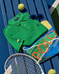 This contains an image of: Ralph Lauren on Instagram: "Designed with sustainability in mind.  Featuring the tournament’s official logo and our signature Pony, the US Open CLARUS® Polo Shirt is made with a textile innovation from Natural Fiber Welding