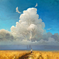 童话梦境般插画设计作品  俄罗斯画师：ARTEM RHADS