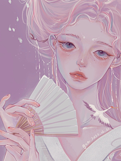 素锦素材-花瓣网|陪你做生活的设计师 | 素锦底图人物 飞鸟 橙光漫画