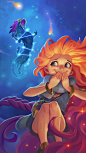 Zoe, aspect of twilight, Elena Bespalova : My illustrations for the new League of Legends champion Zoe.