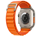 49 毫米橙色高山回环式表带 - 中号 : 为你的 Apple Watch Ultra 配上强韧坚固的 49 毫米橙色高山回环式表带。立即前往 apple.com 购买。