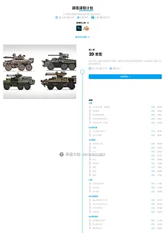 [独家AI翻译] Blender+PS装甲炮车设计建模贴图渲染教程 中文字幕 Learn Squared Advanced Vehicle Design NOAX插图1