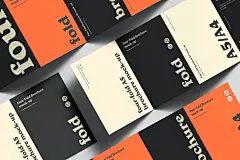 Four Fold A5 Brochure Mockup 8款A5四折页宣传单手册邀请函贺卡设计贴图ps样机素材展示效果图 - UIGUI