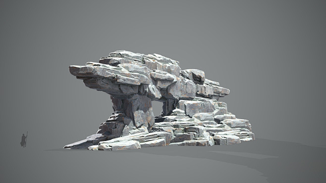 Modular Rock Cliff Slab